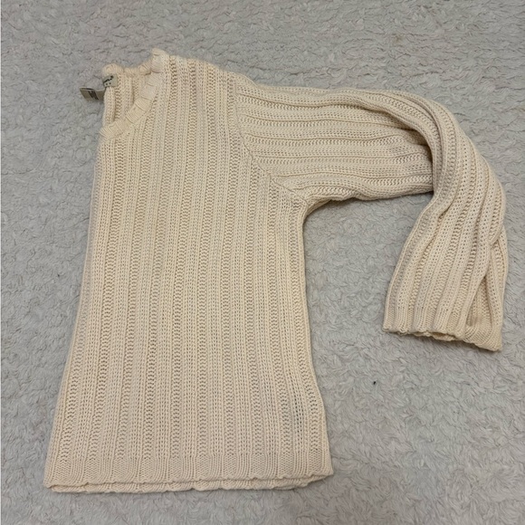 Vintage Eddie Bauer Cream Sweater - Picture 3 of 3